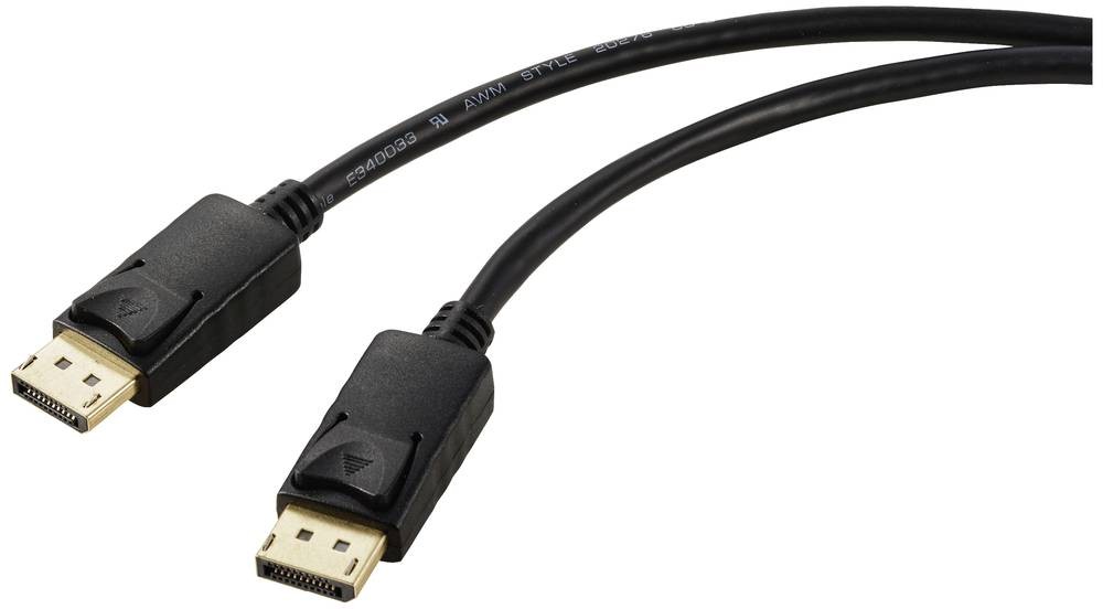 Renkforce RF-5771514 cable DisplayPort 2 m Negro - Renkforce RF-
