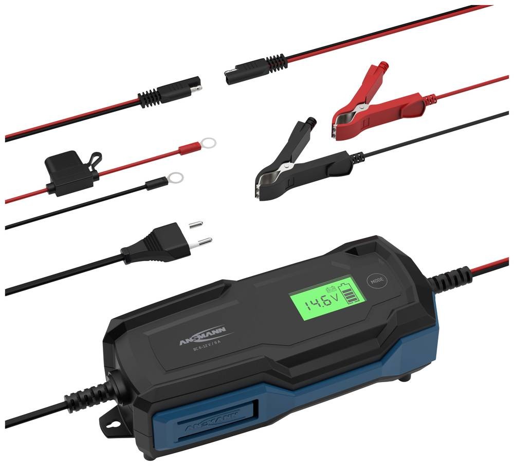 Ansmann BC 6-12V / 6 A 1001-0145 car charger, Werkstattladegerät,