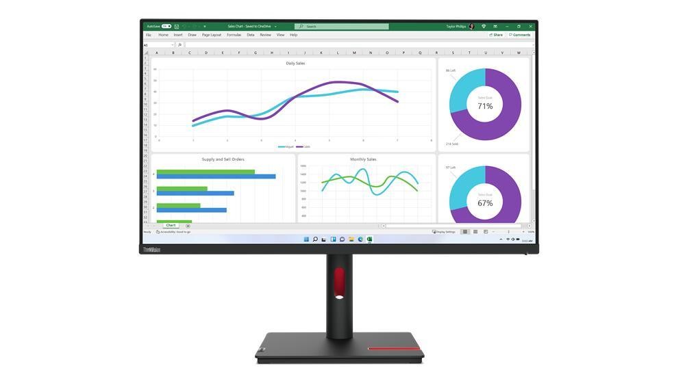 Lenovo ThinkVision T32h-30 computer monitor 80 cm (31.5") 2560 x 1440