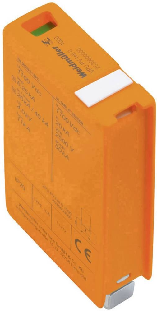 Weidmüller 2530530000 VPU PV I+II 0 1000 E protección contra