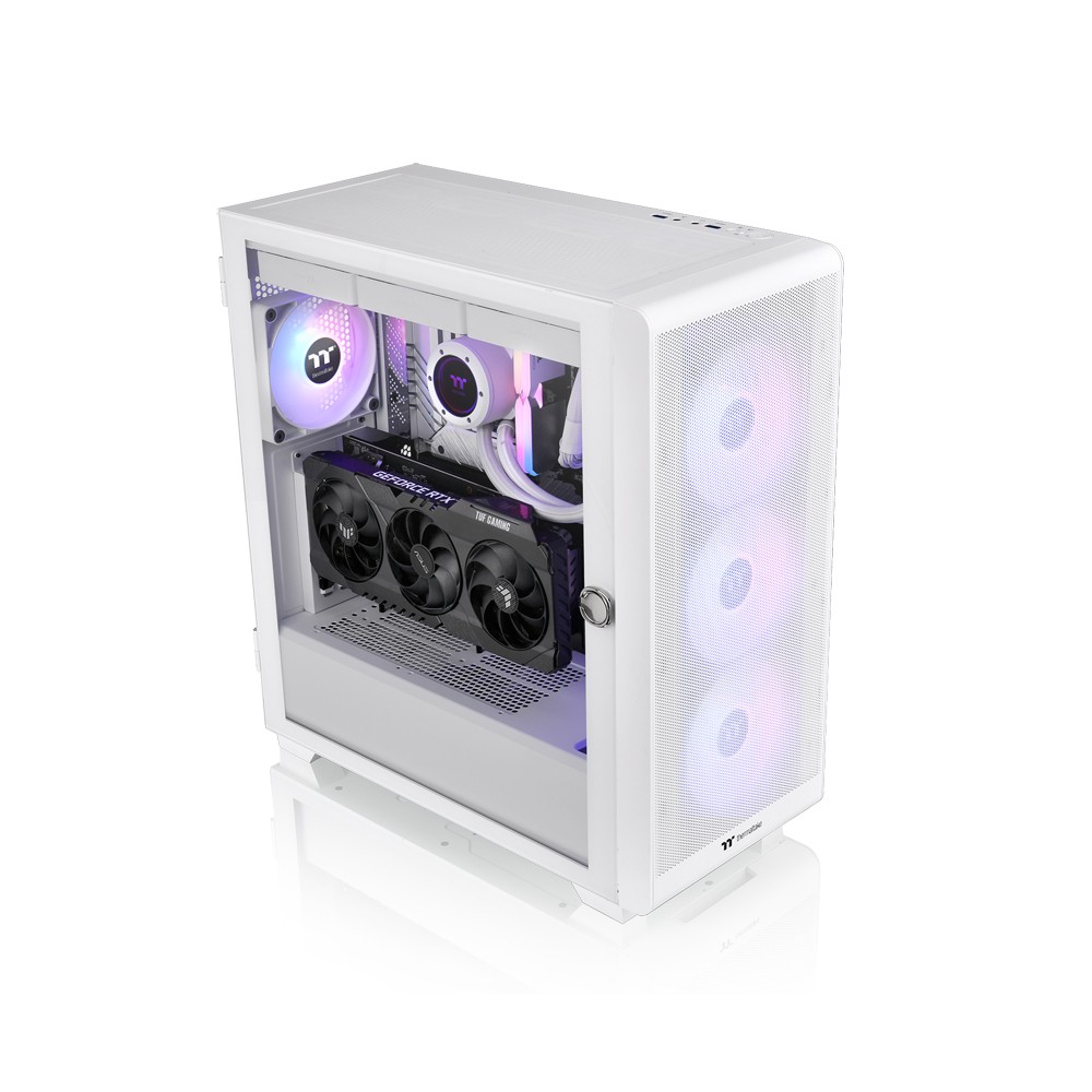 Thermaltake S250 TG Midi Tower Blanc - Thermaltake S250 TG, Midi