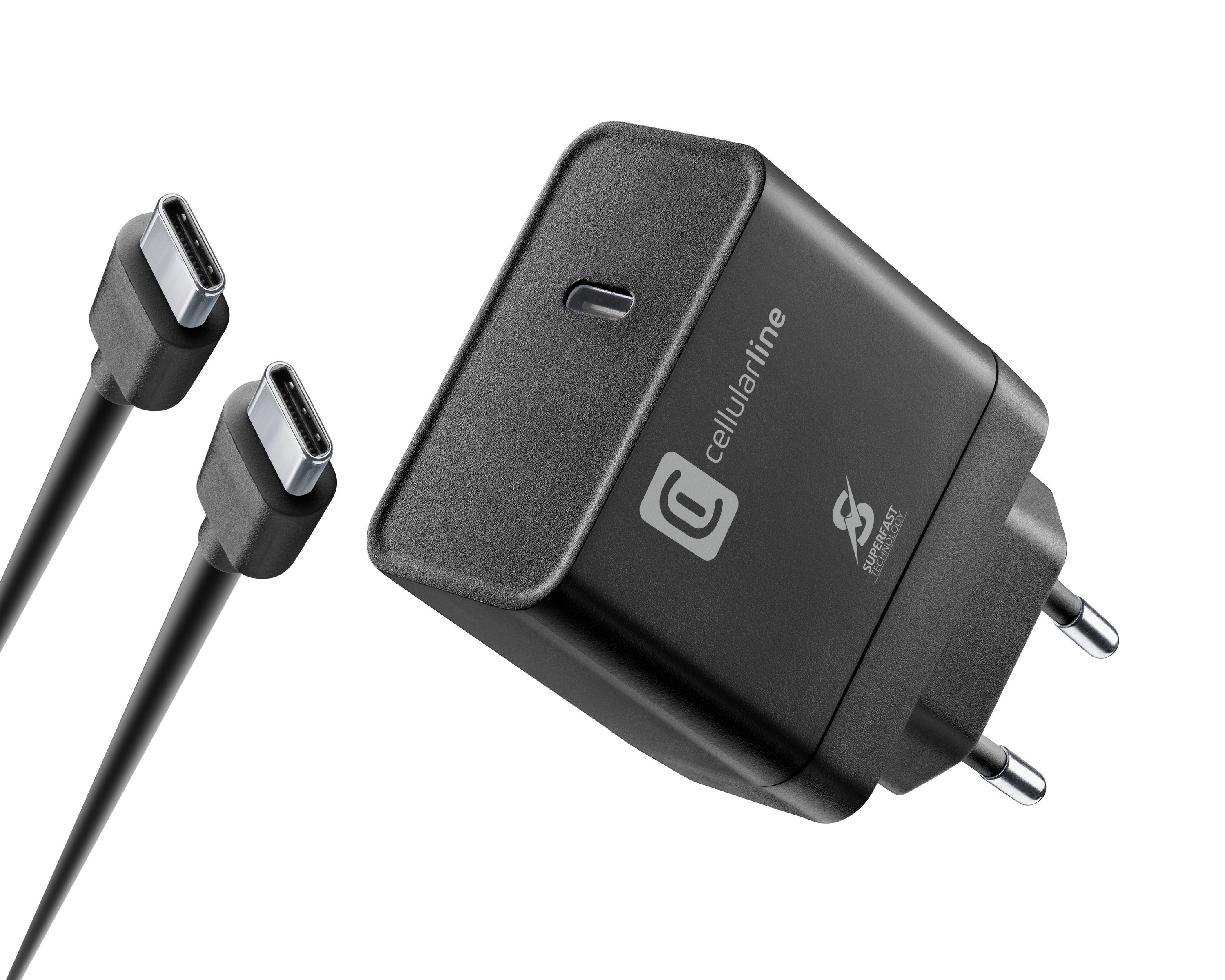 Cellularline Super Fast Charger Kit PD 45W - Cellularline Super Fast