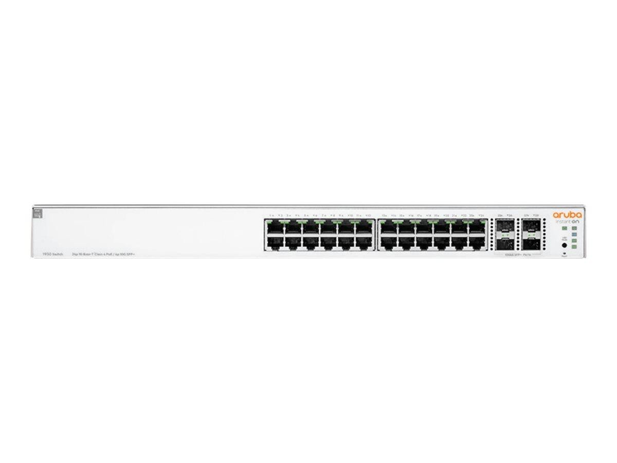 HPE Aruba Networking Instant On 1930 24G Class4 PoE 4SFP/SFP+ 370W