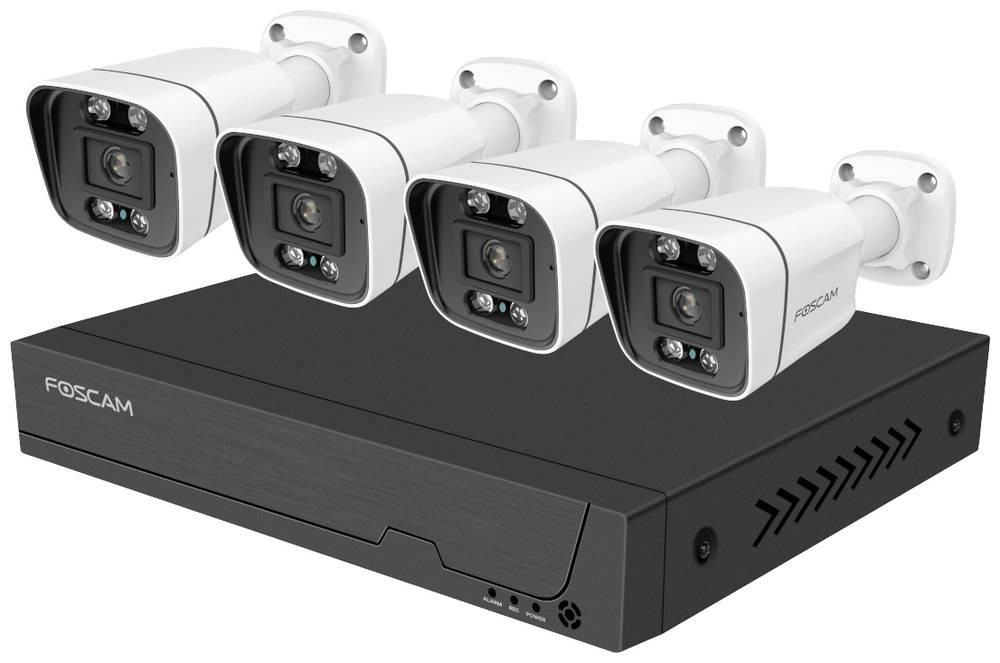 Foscam FN9108E-B4-2T LAN IP-Überwachungskamera-Set 8-Kanal mit 4