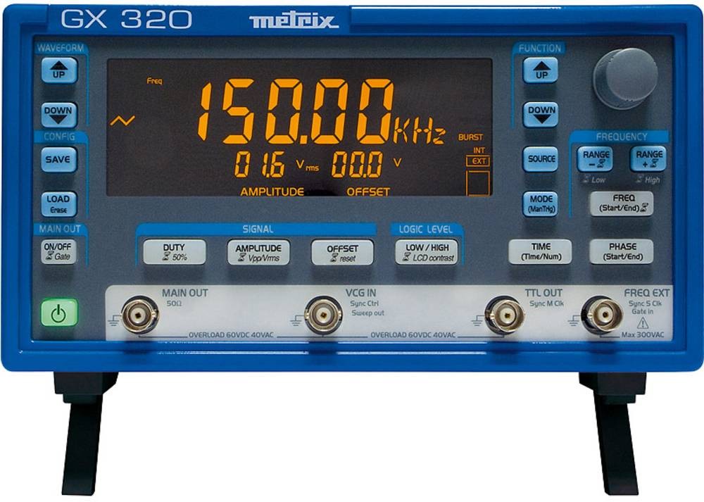 Metrix GX 320 Funktionsgenerator netzbetrieben 0.001Hz - 20MHz