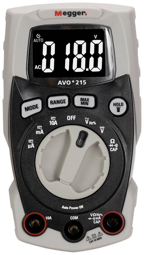 Megger AVO215 Hand-Multimeter digital CAT III 600V Anzeige (Counts):