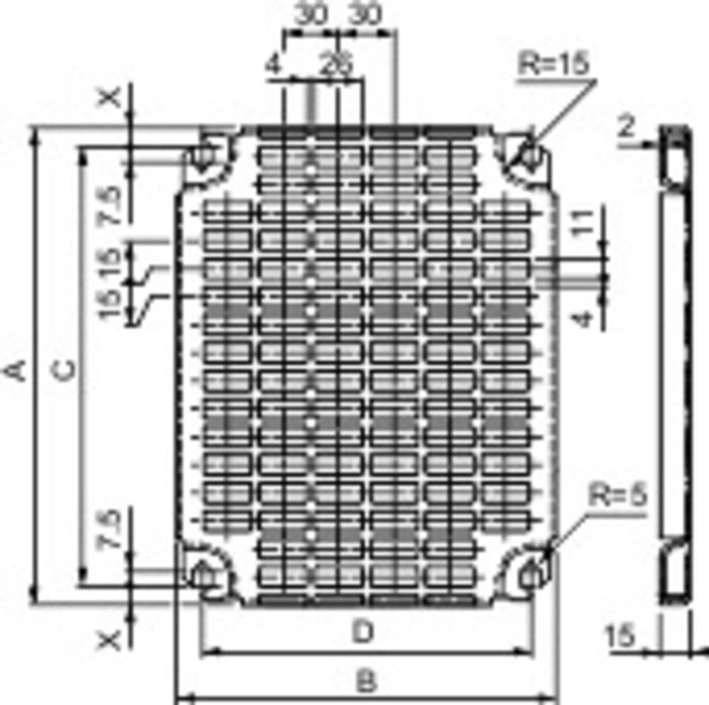 Schneider Electric NSYMR53 Montageplatte (L x B) 500mm x 300mm 1St.