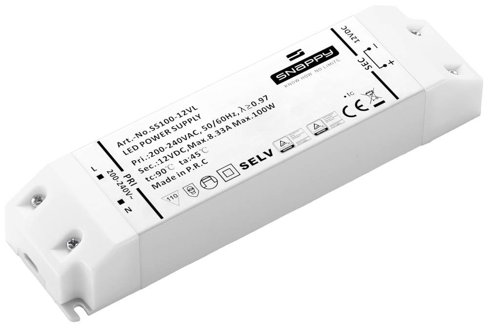 Dehner Elektronik SS 100-24VL LED-Trafo, LED-Treiber Konstantspannung