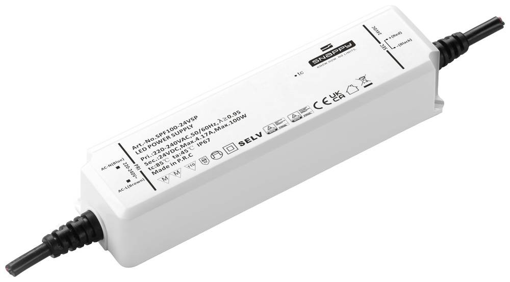 Dehner Elektronik SPF 100-24VSP LED-Trafo, LED-Treiber