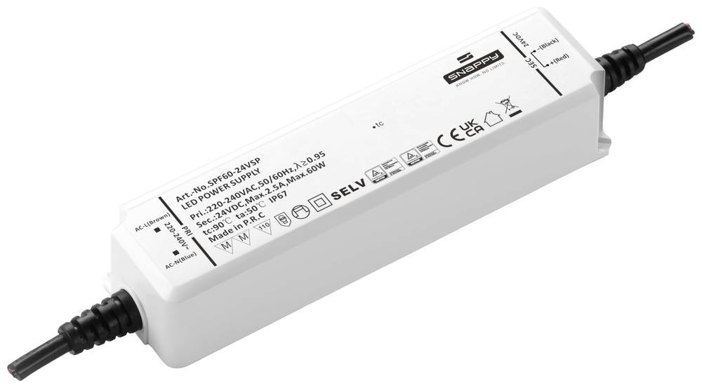 Dehner Elektronik SPF 60-12VSP LED-Trafo, LED-Treiber