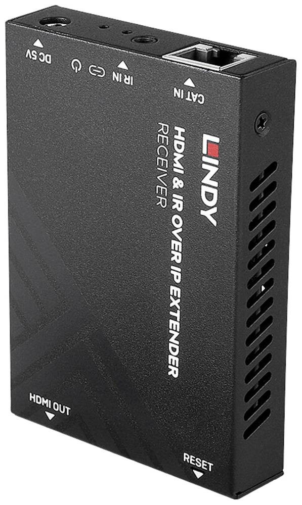 LINDY HDMI & IR über IP Receiver RJ45, Infrarot HDMI Empfänger 150m