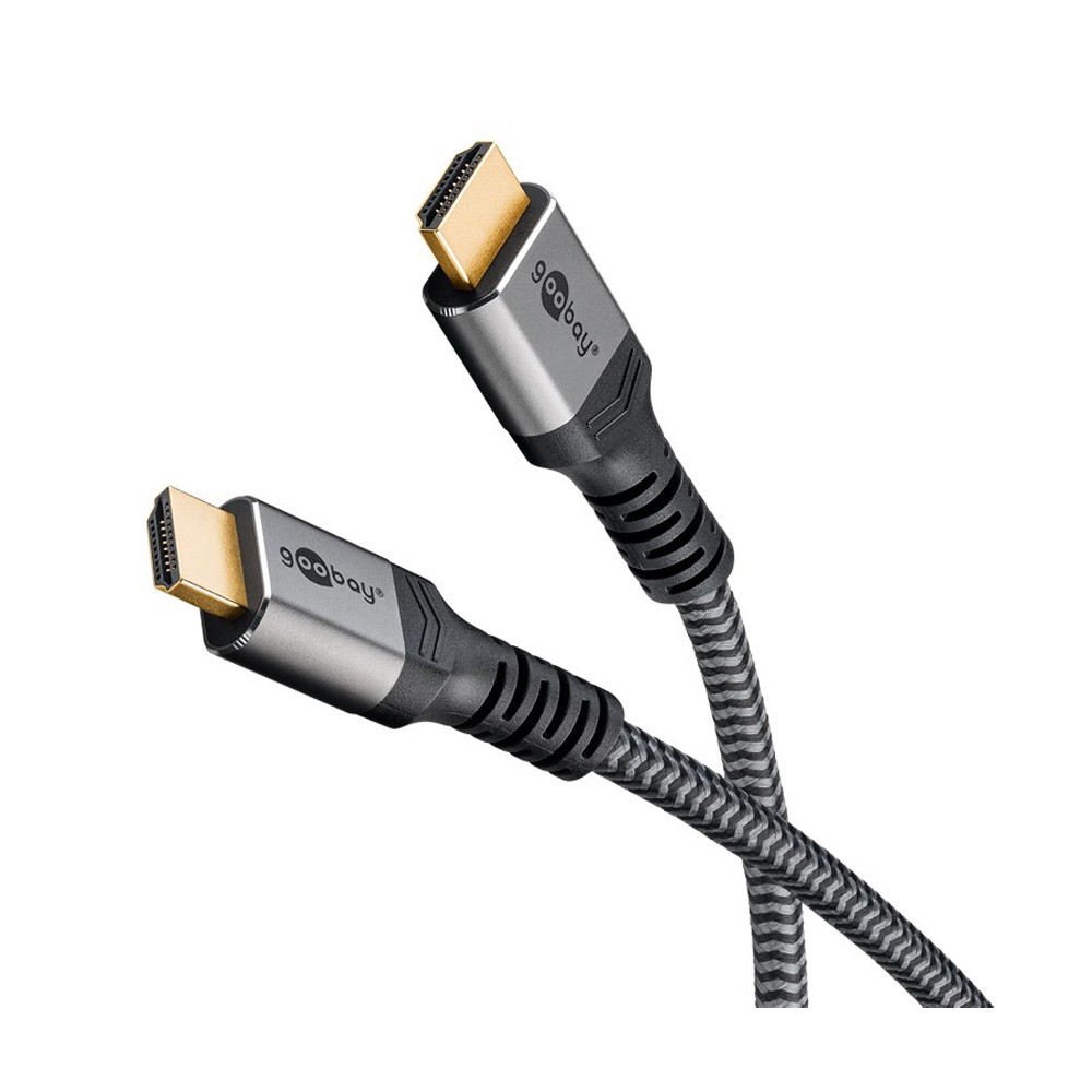 Goobay 64996 HDMI cable 5 m HDMI Type A (Standard) Black, Silver -