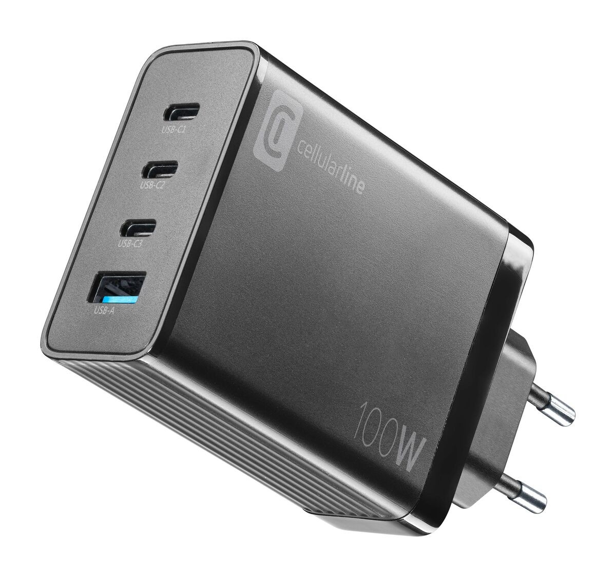 Cellularline NANO GAN 100W - Smartphone, Tablet and USB-C Laptops up