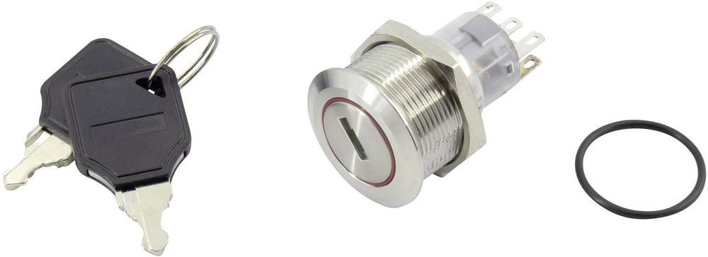 TRU COMPONENTS 1602520 TC-GQ22-A-22Y/31/S203 Schlüsselschalter 250V