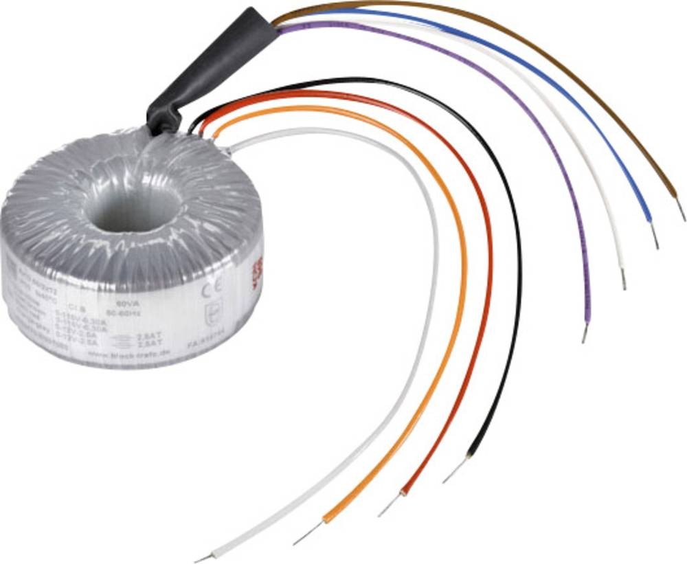 BLOCK 115 V ac, 230 V ac, 2 x 30V ac Toroidal Transformer, 400VA 2