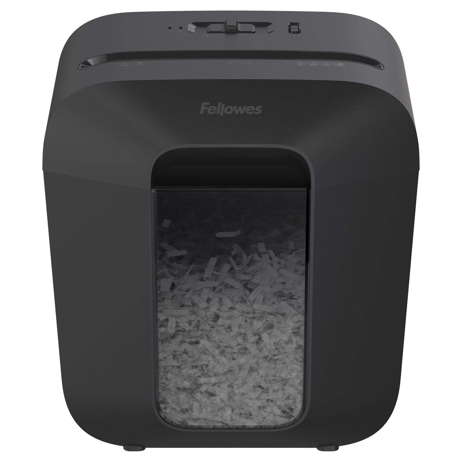 Fellowes Powershred LX25 paper shredder Particle-cut shredding Black -