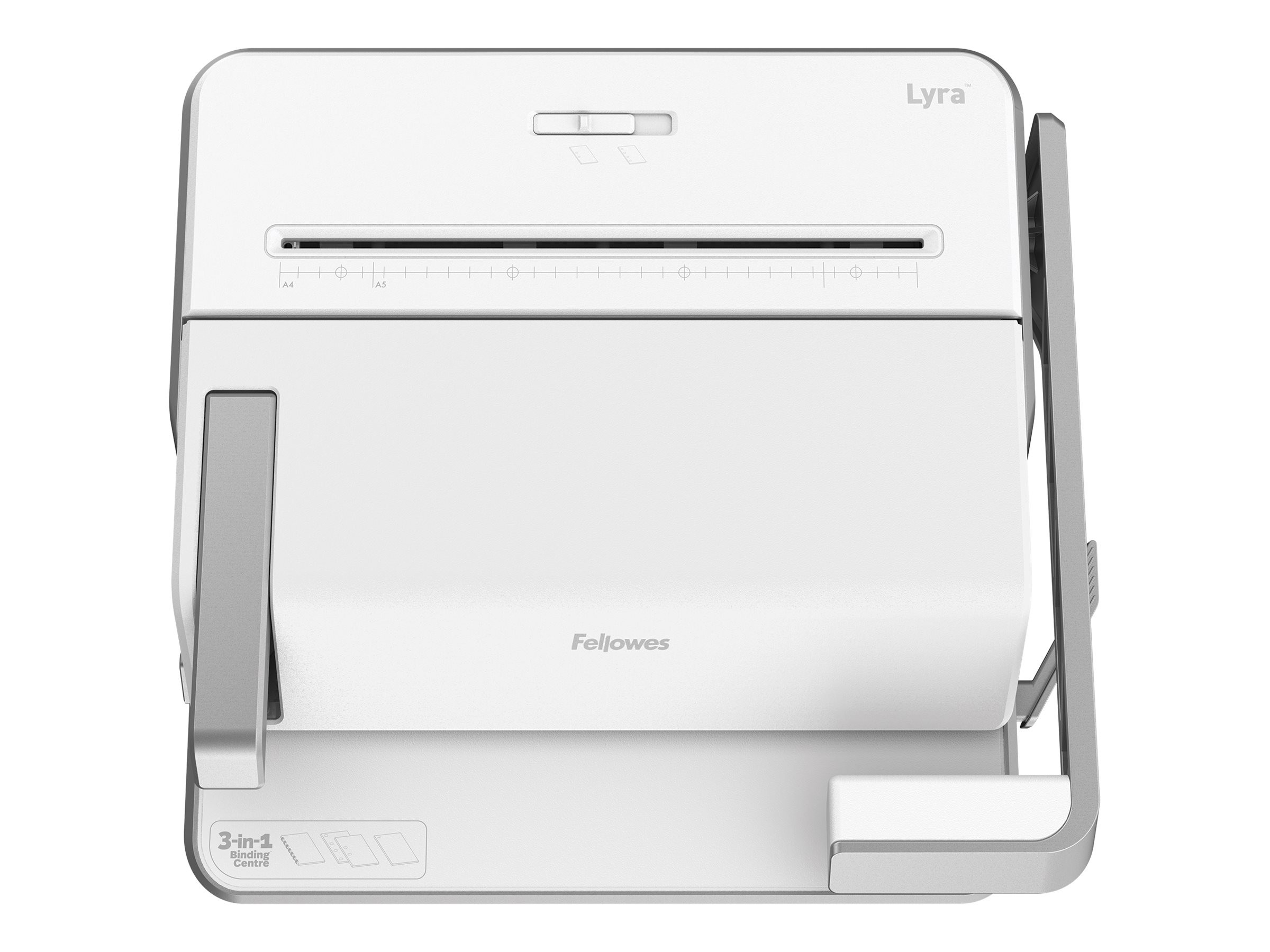 Fellowes Binding Machine Lyra 21 Hole 300 Sheet Manual Comb Binder 3-