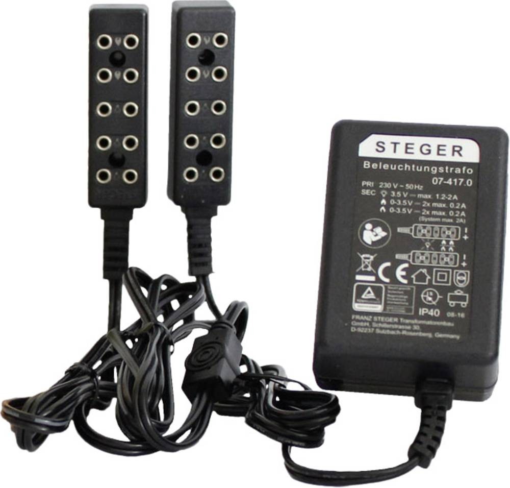 Kahlert Licht 60976 Beleuchtungstrafo 230V with Verteilerleiste