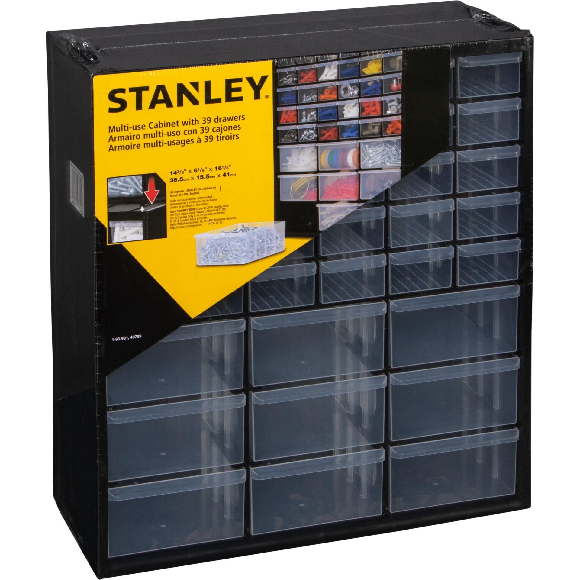 Stanley Kleinteilemagazin mit 39 Schubfächern