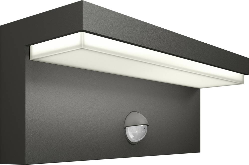 Signify Philips Outdoor A-Label Bustan Wand UE IR 3.8W 27K anth-