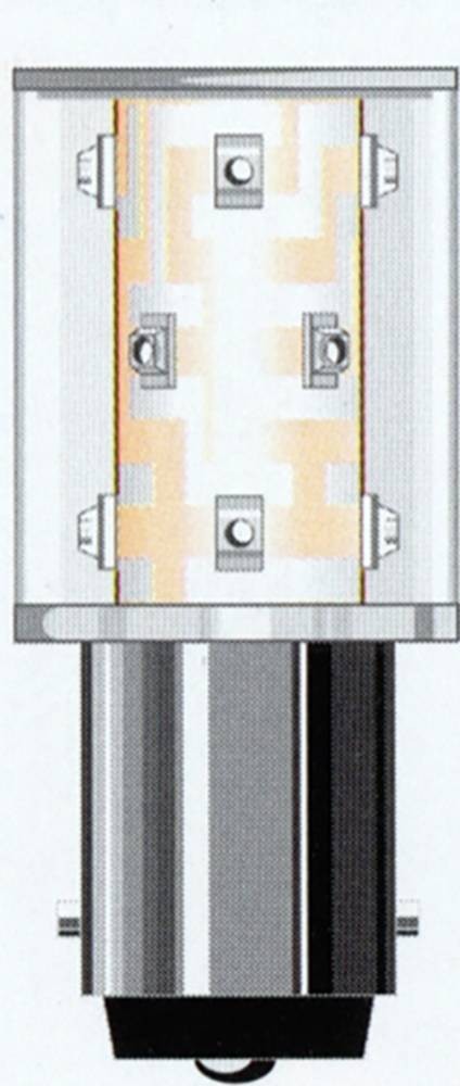 Oshino ODW01SM12B15-24 LED-Signalleuchte bianco BA15d 24 V/AC, 24 V/