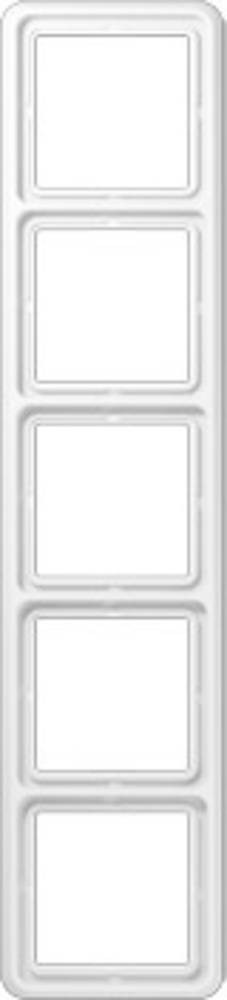 Jung 5fach Rahmen Abdeckung Alpin white CD585WW 1 pc(s)