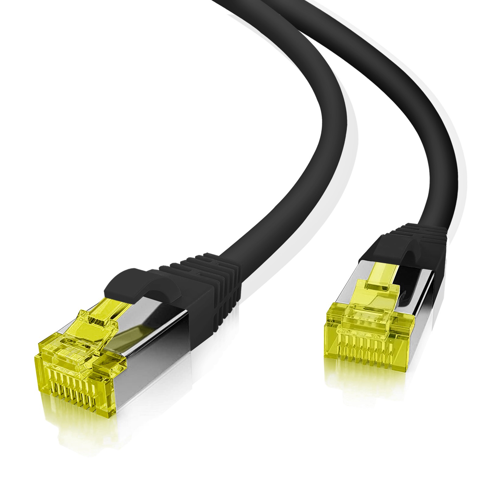 Helos 363740 networking cable Black 30 m Cat7 S/FTP (S-STP) - Helos