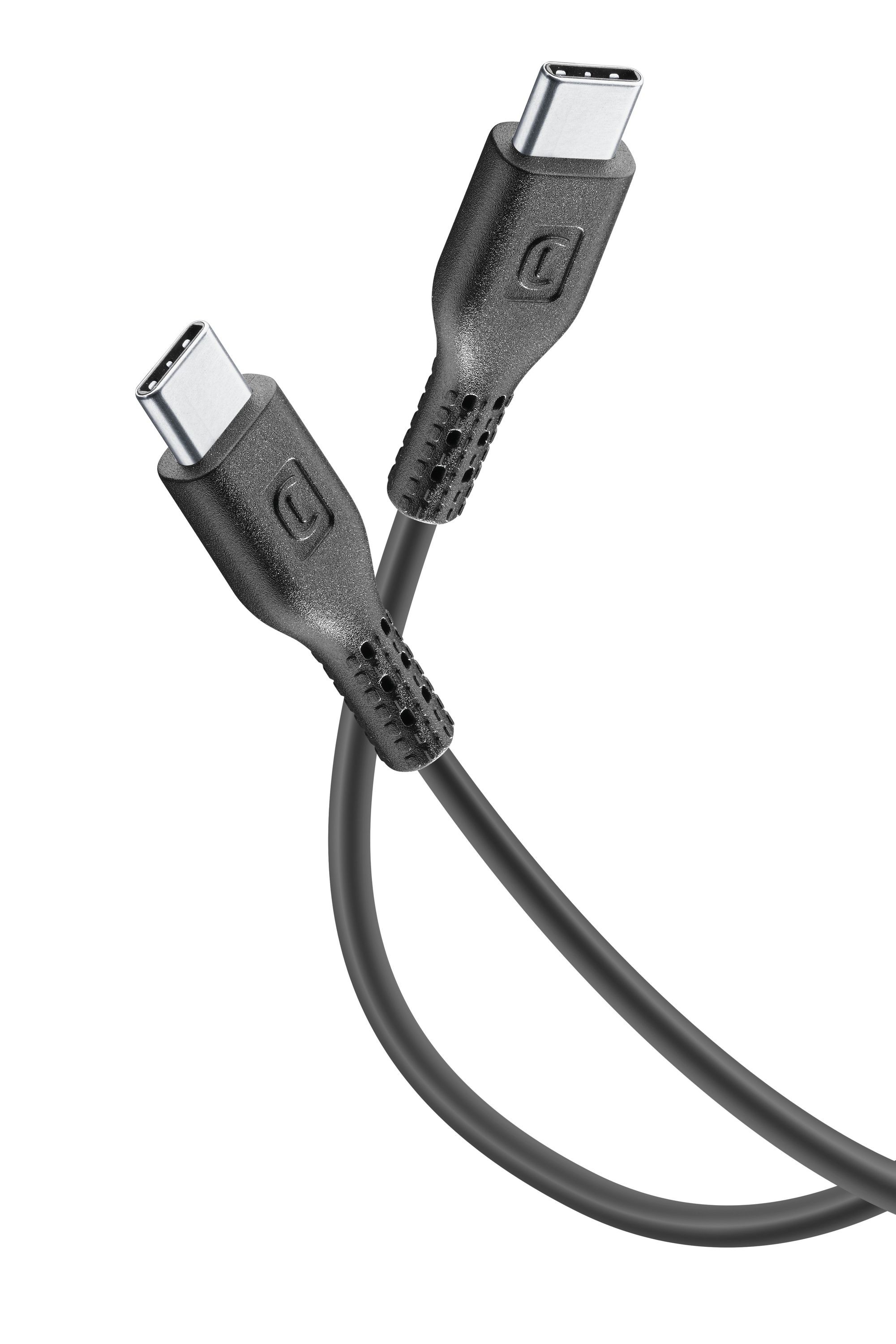 Cellularline 5A Power Data Cable 2 m USB Typ-C/ Typ-C Black