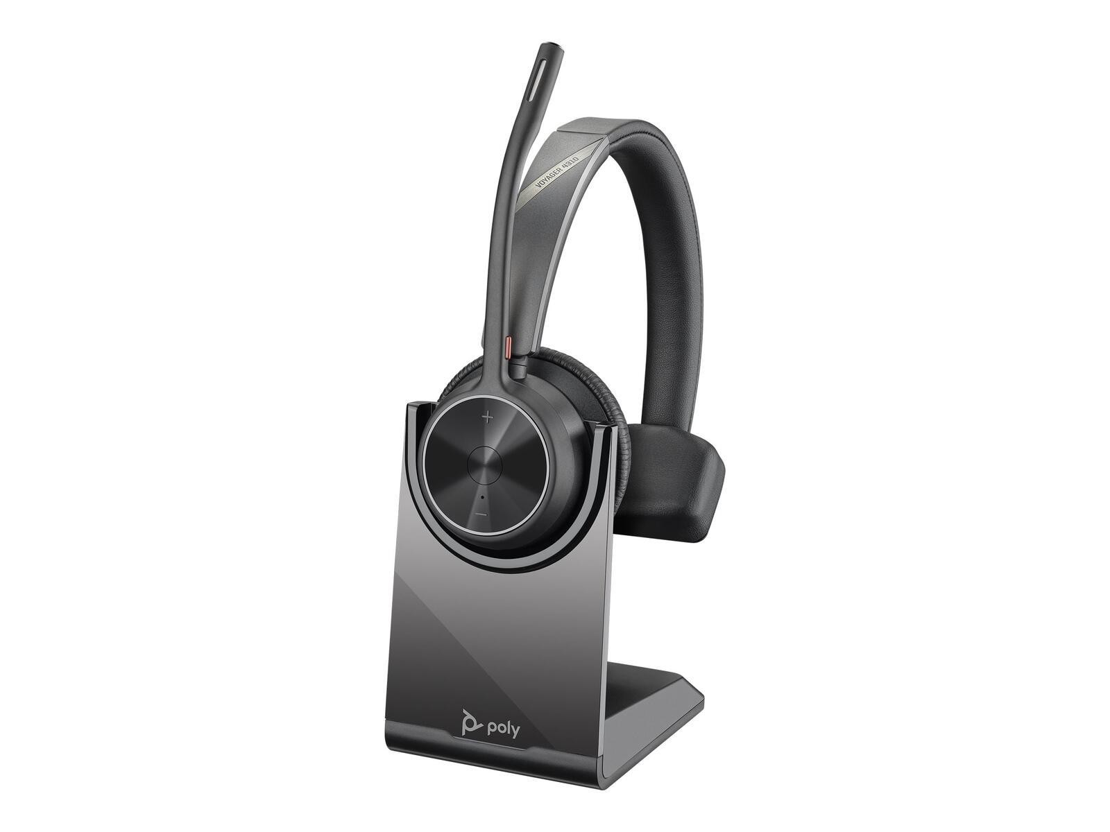 HP Poly Micro-casque monaural Poly Voyager 4310 UC + adaptateur USB-A