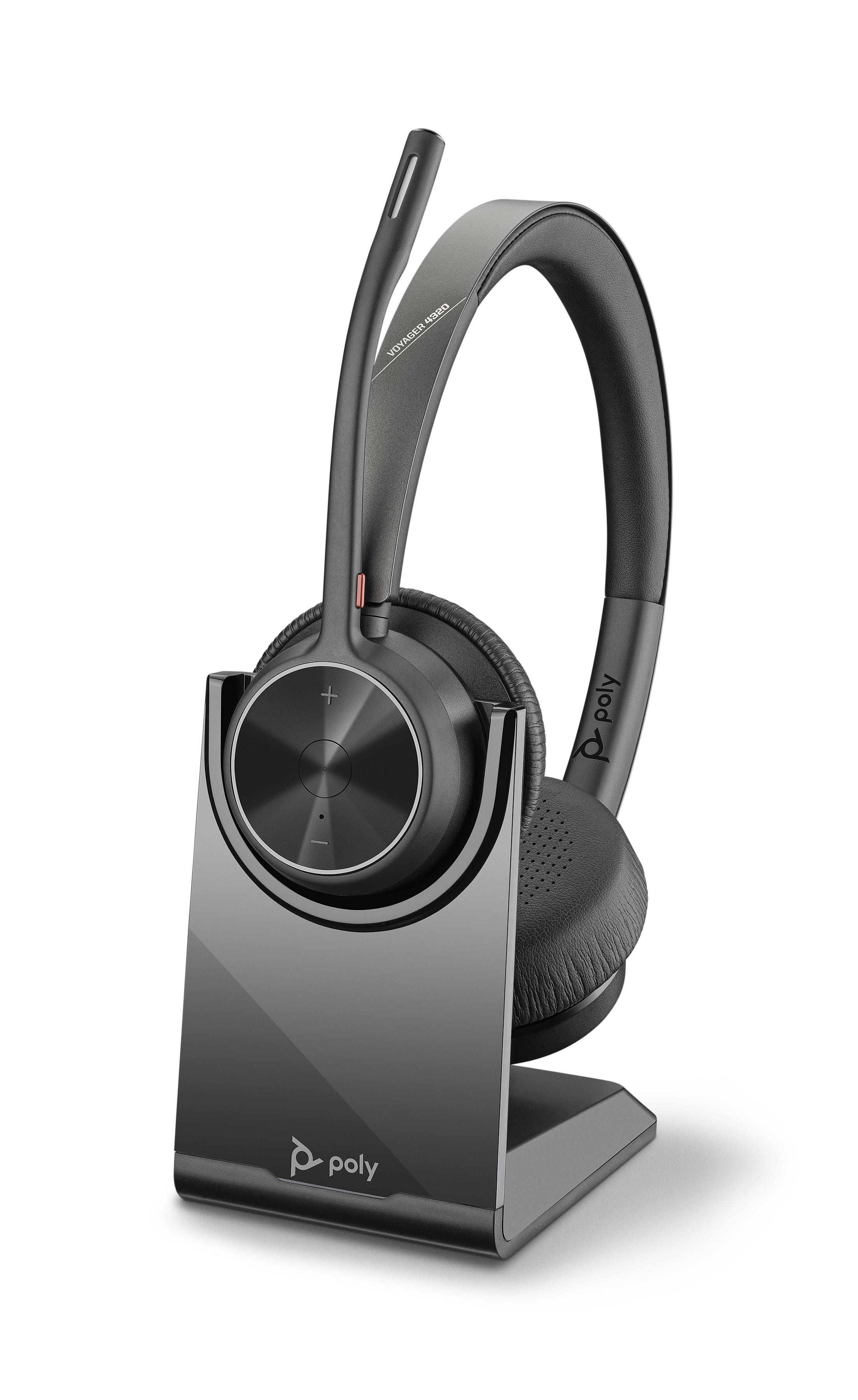 HP Poly Voyager 4320 UC Stereo On Ear Headset Bluetooth Stereo