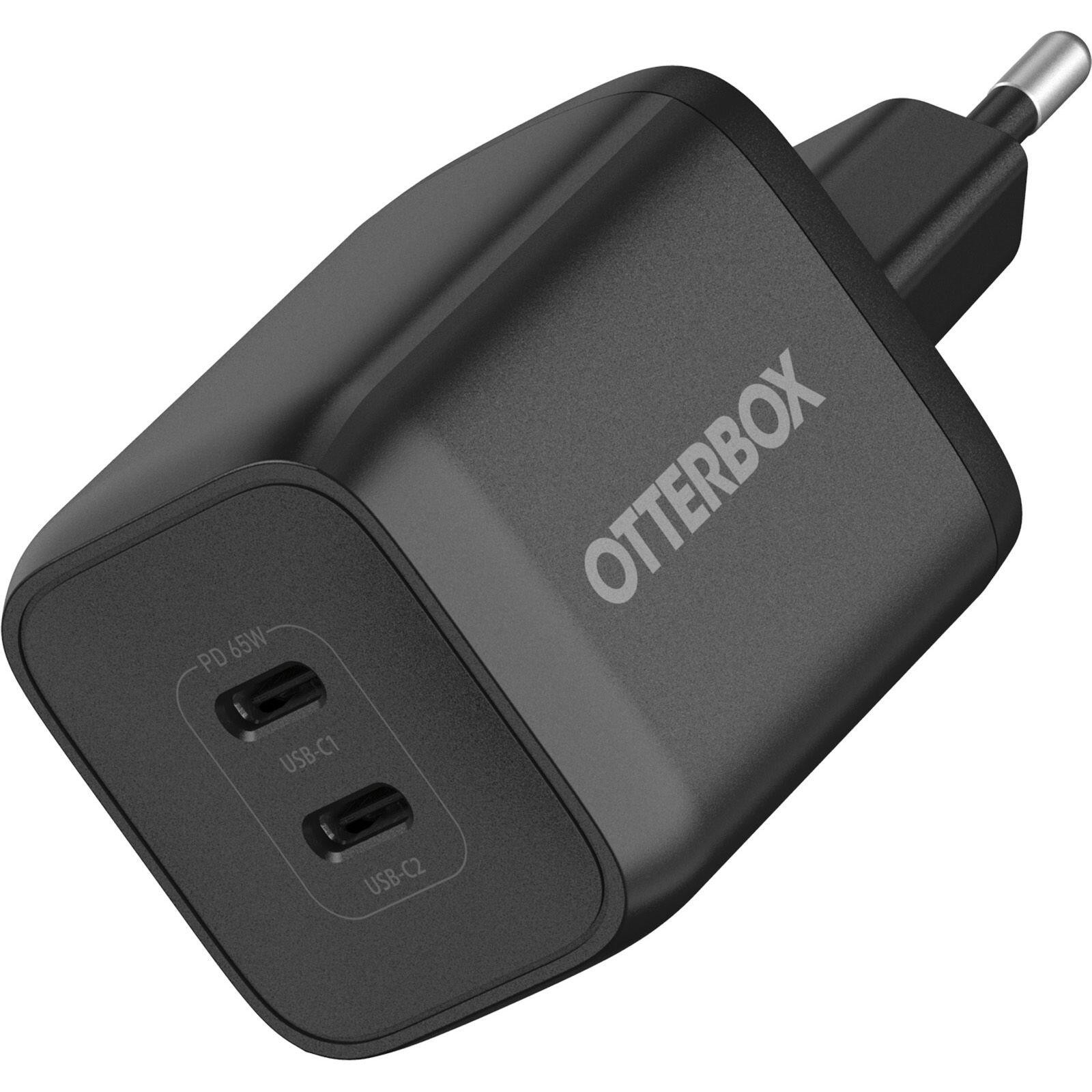 Otterbox Standard EU USB C USB charger 65W 2x USB-C USB PD black