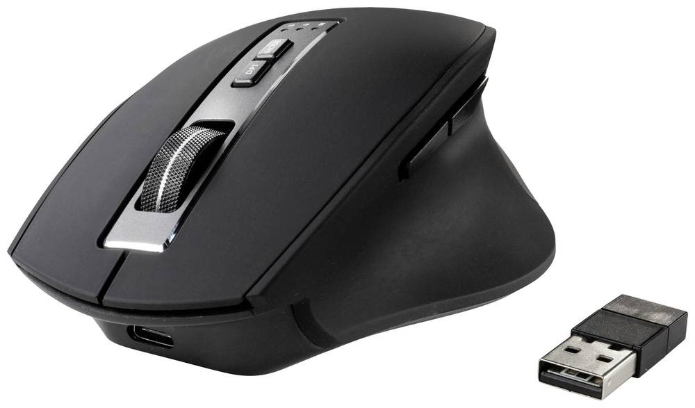 Renkforce RF-WM-300 Ergonomische Maus Bluetooth , wireless Optisch