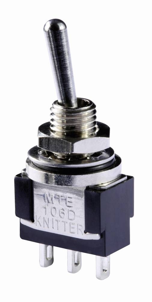 Knitter-Switch MTE 106D MTE 106D Kippschalter 250 V/AC 3A 1 x Ein/Ein
