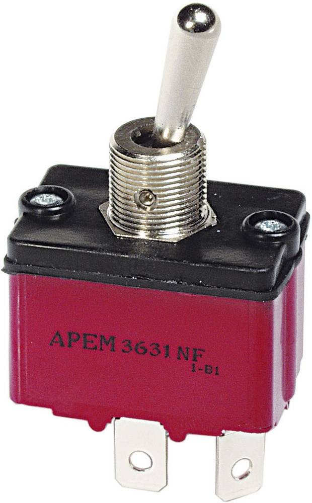 APEM 3639NF/2 3639NF/2 Kippschalter 250 V/AC 6A 1 x Ein/Aus/Ein