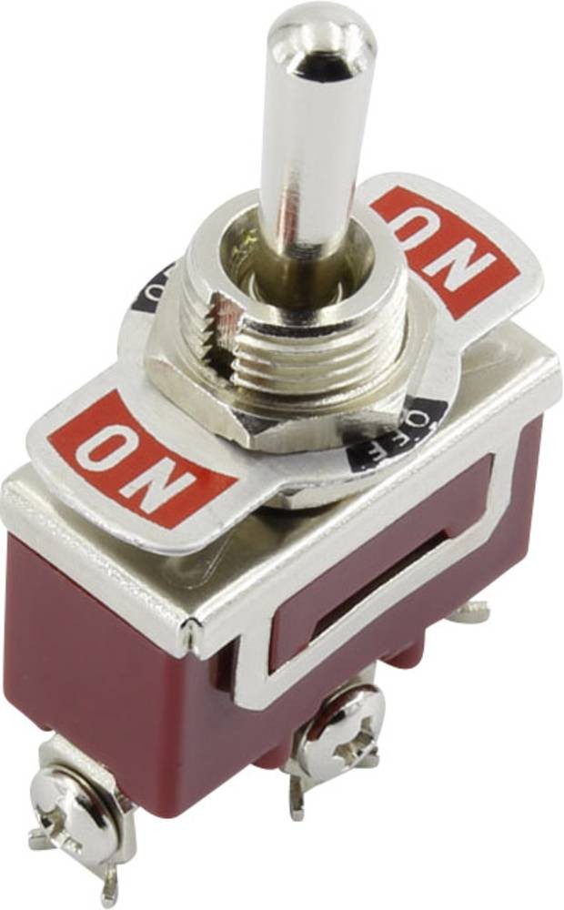 TRU Components 1426629 XT-23B Kippschalter 250 V/AC 15A 2 x Ein/Aus/