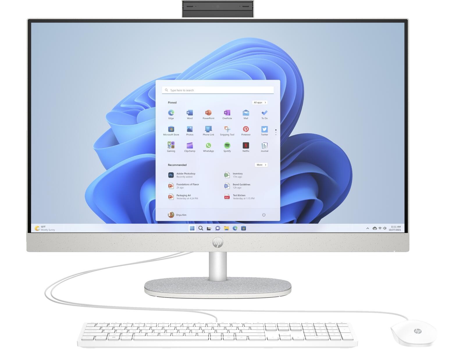 AIO HP 27-cr0007ng RYZ5 7520U/16GB/512SSD/W11 Home