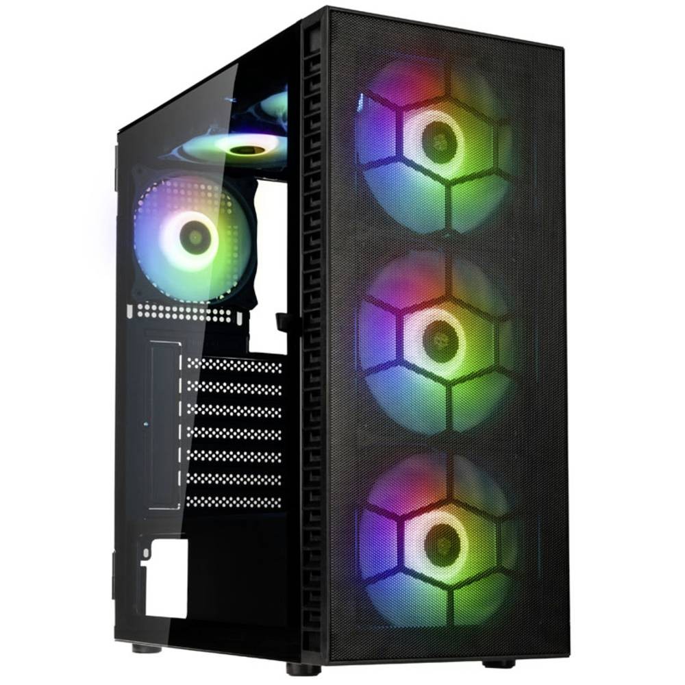 Kolink OBSERVATORY HF MB computer case Midi Tower Black - Kolink