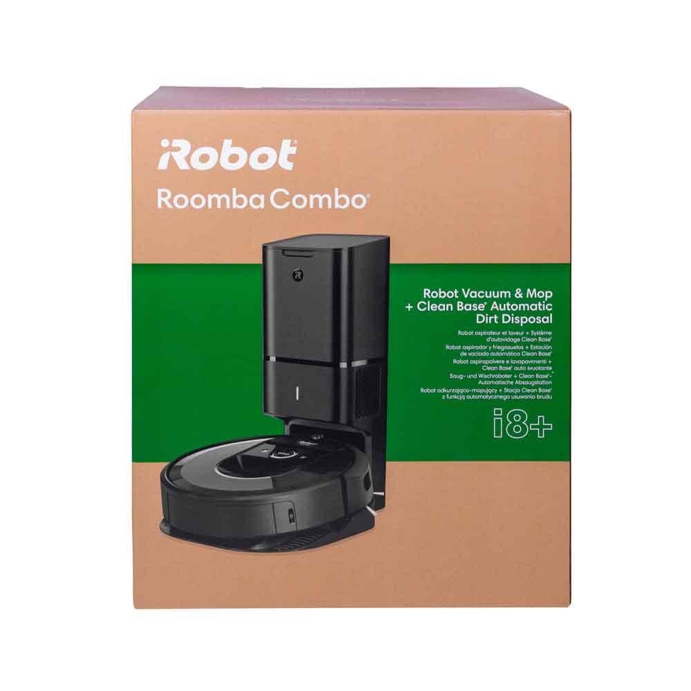 iRobot Combo i8+ Bagless Black - iRobot Combo i8+, Bagless, Black,
