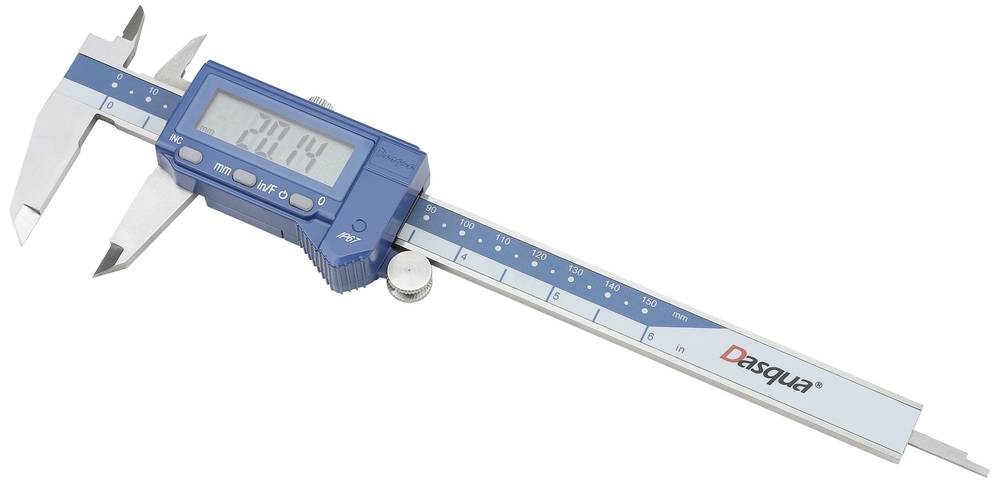 Dasqua 2015-2405 DIN EN 862, Ölbeständiger IP67-Digitalmessschieber