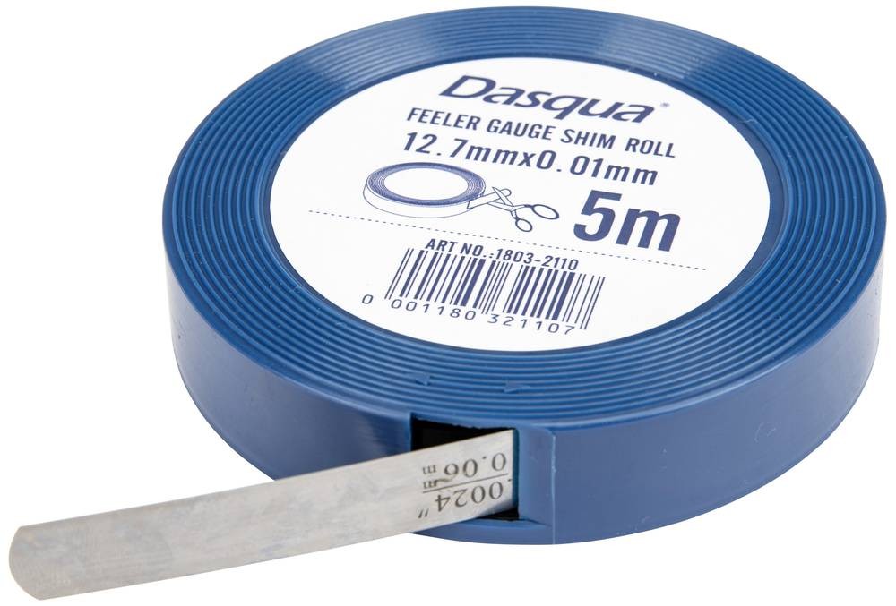 Dasqua 1803-4118 Fühlerlehrenband aus legiertem Stahl Dicke: 0,09mm