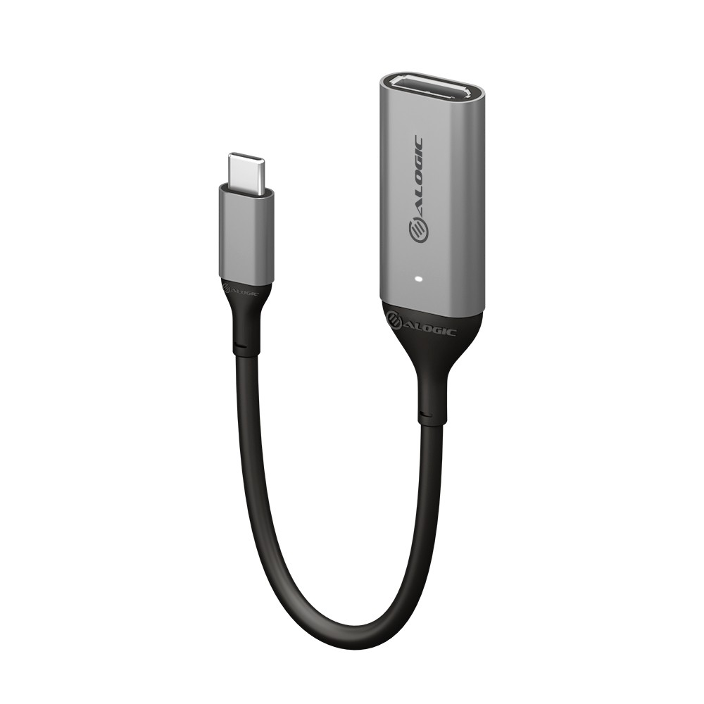 ALOGIC 15cm Ultra USB-C (Male) to DP (Female) Adapter - 4K @60Hz -