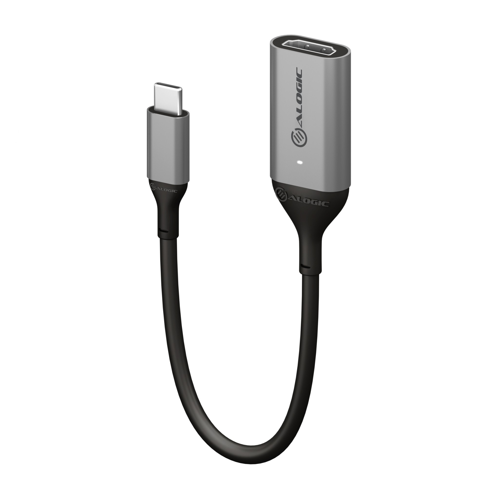 ALOGIC 15cm Ultra USB-C (Male) to HDMI (Female) Adapter - 4K @60Hz -
