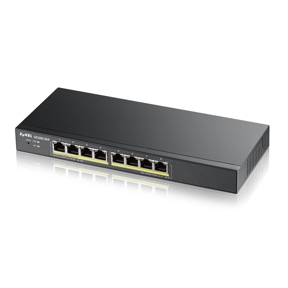 Zyxel GS1900-8HP v3 PoE Managed L2 Gigabit Ethernet (10/100/1000)