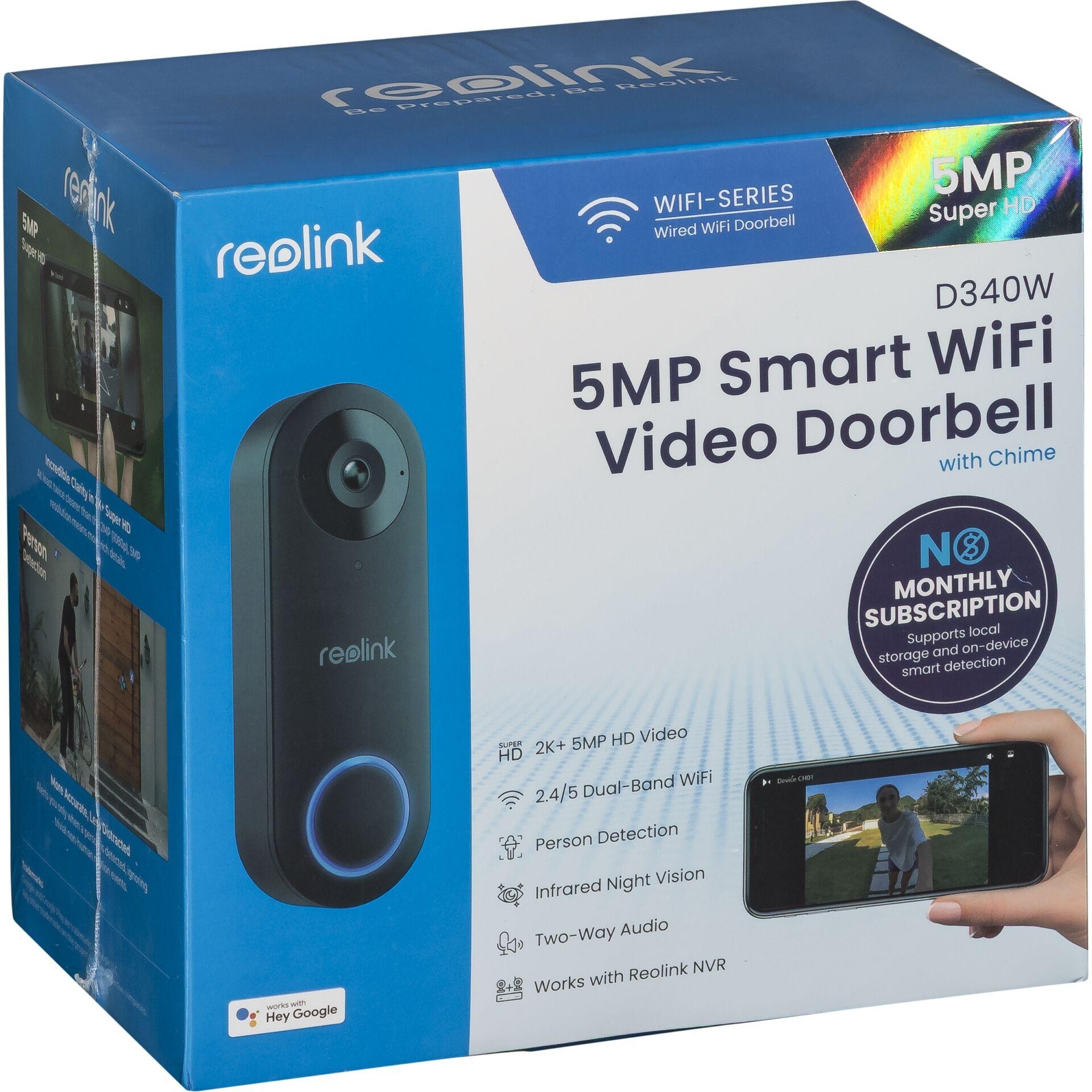 Reolink D340W Negro, Blanco - Reolink D340W, Negro, Blanco, IP65,