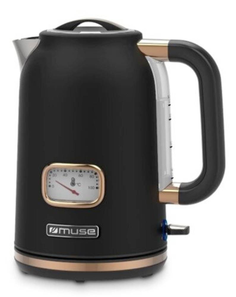 Muse MS-030 BC Wasserkocher Schwarz Fassungsvermögen: 1.7l