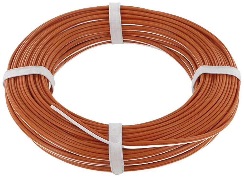 Econ connect ZKL05WSOR20 Litze 2 x 0.5mm² white, Orange 20m