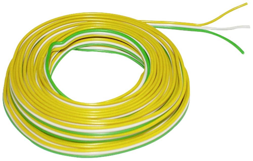 Econ connect KL3X014GEWSGN50 Litze 3 x 0.14mm² jaune, blanc, verde
