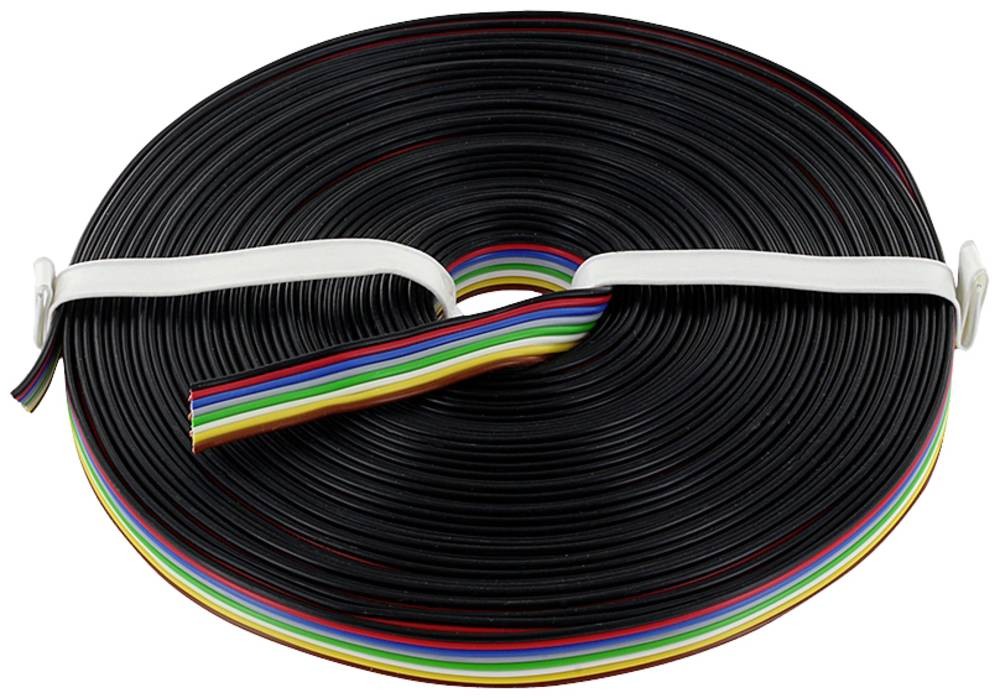 Econ connect KL8X025FARB10 Litze 8 x 0.25mm² black, Rot, Blau, grey,