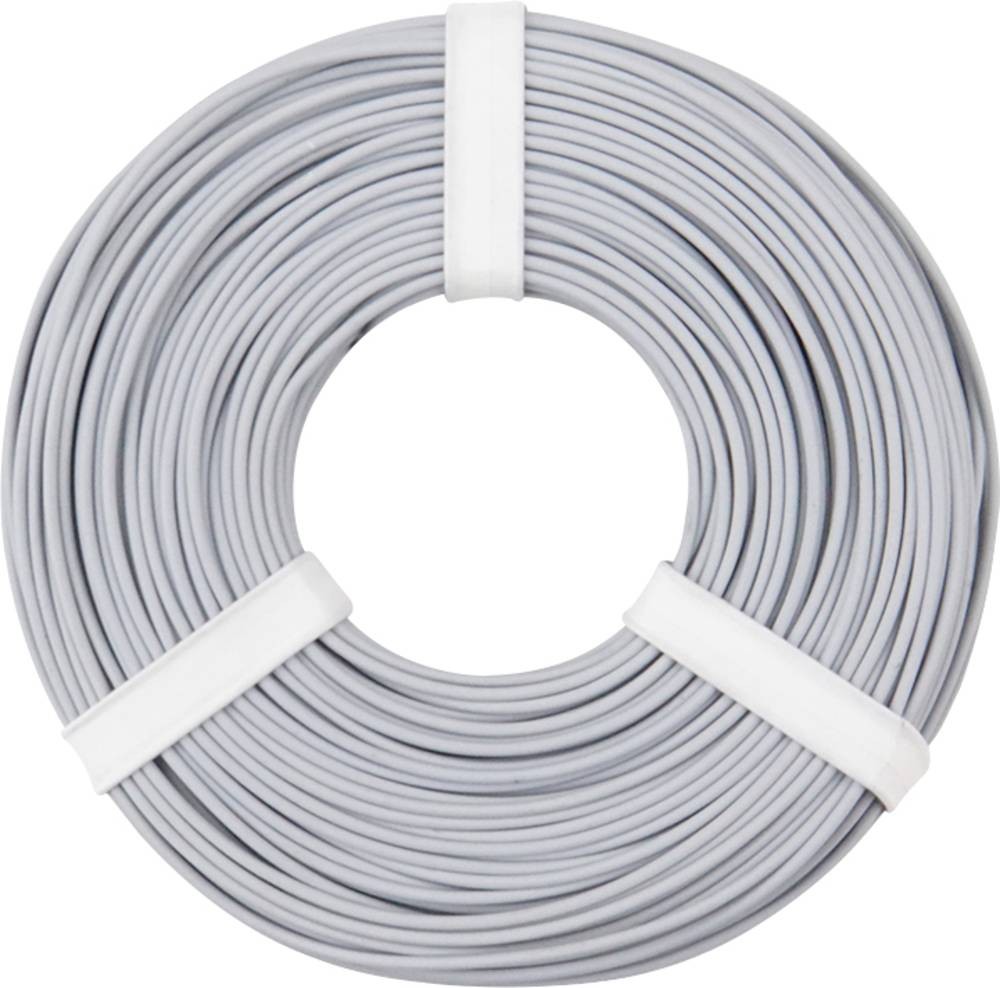 Donau Elektronik 125-059 Litze 1 x 0.25mm² grey 50m