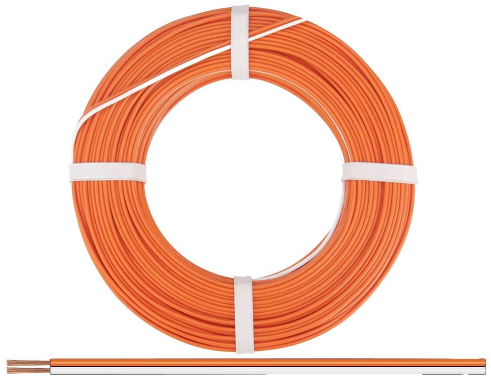 Donau 250-57-25 câble audio 25 m Orange, Blanc - Donau 250-57-25, 25
